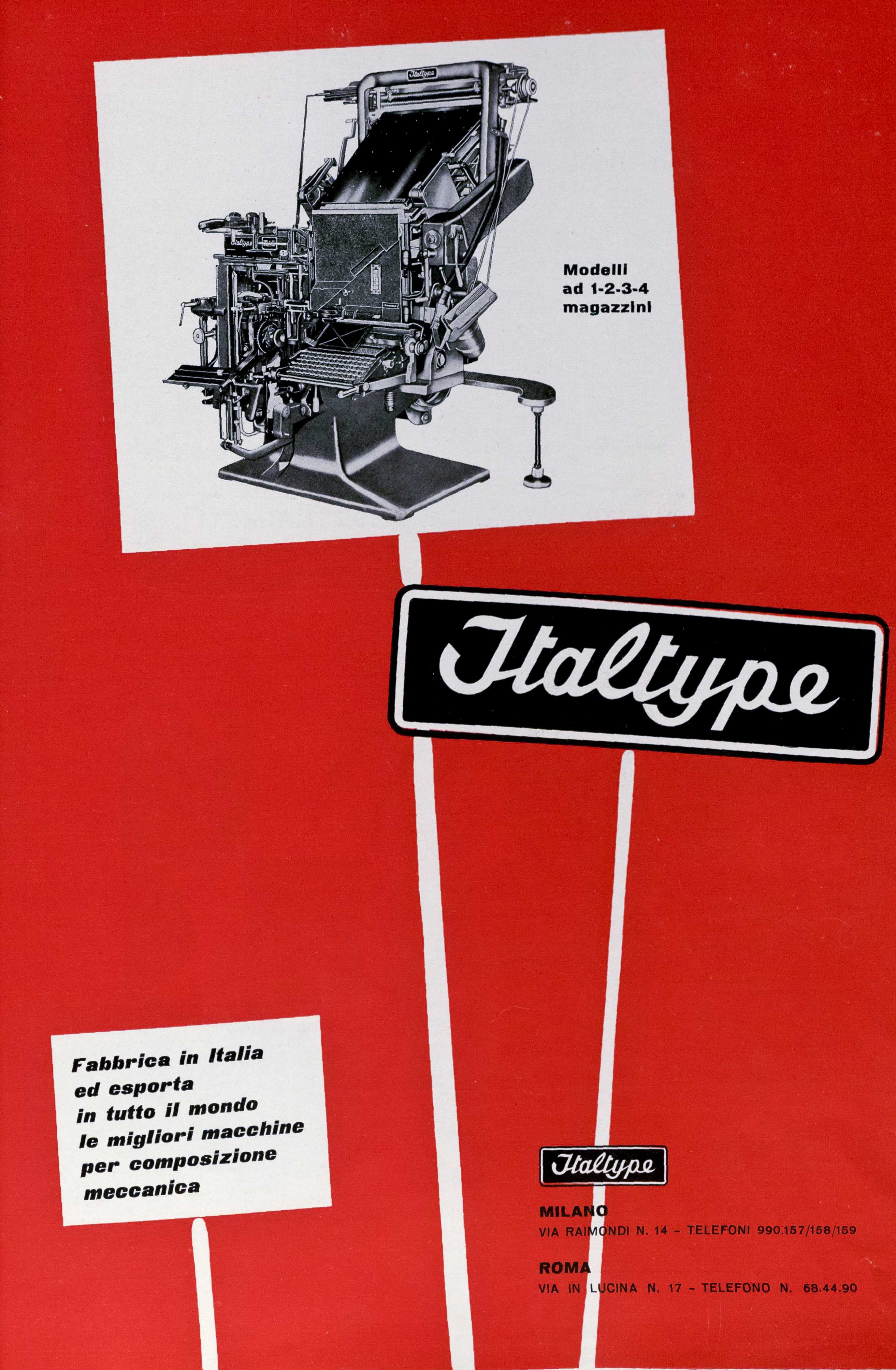 Italtype advertisement