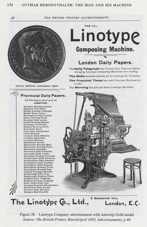 Model 1 Linotype