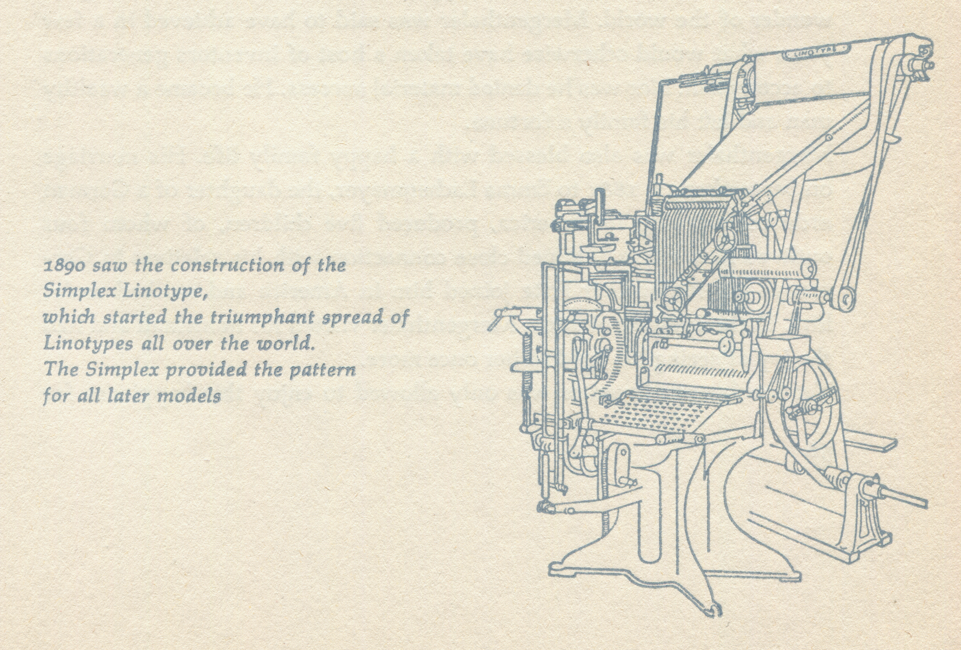 English edition of the 'Chronicle of the Linotype'